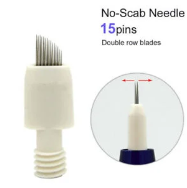 PMU Brow Shader 15 Pin double Disposable Needles
