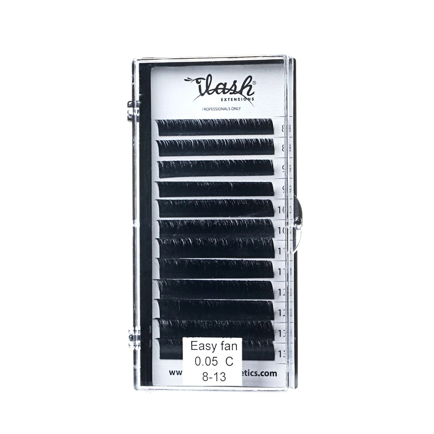 Volume Black Lashes-Easy fan 0.05