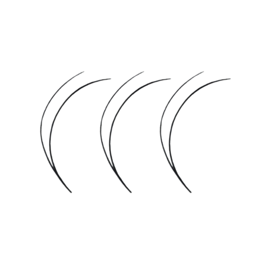 Pre-made Fan Mink Black Lashes Mix C/D 0.07 (16 lines)