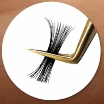 Black Faux Lash Extensions B Curl 0.03mm 11mm