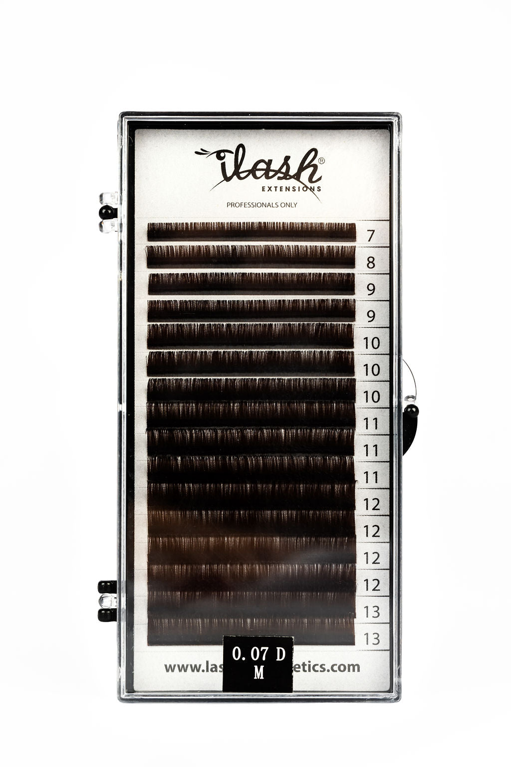 Brown Volume Lash Extension Trays 0.07