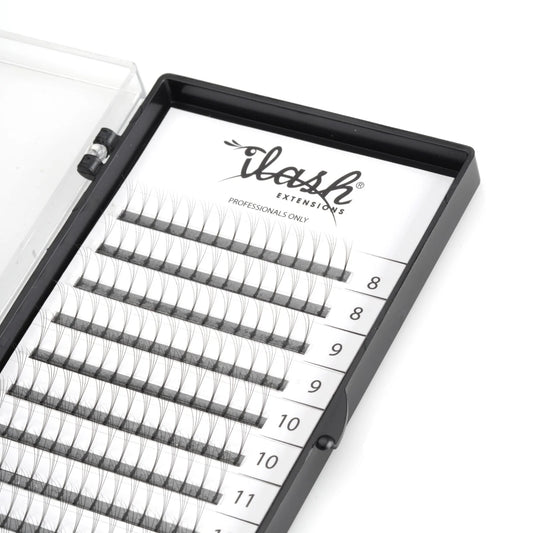 Pre-made Fan Black 4D Lashes 0.07